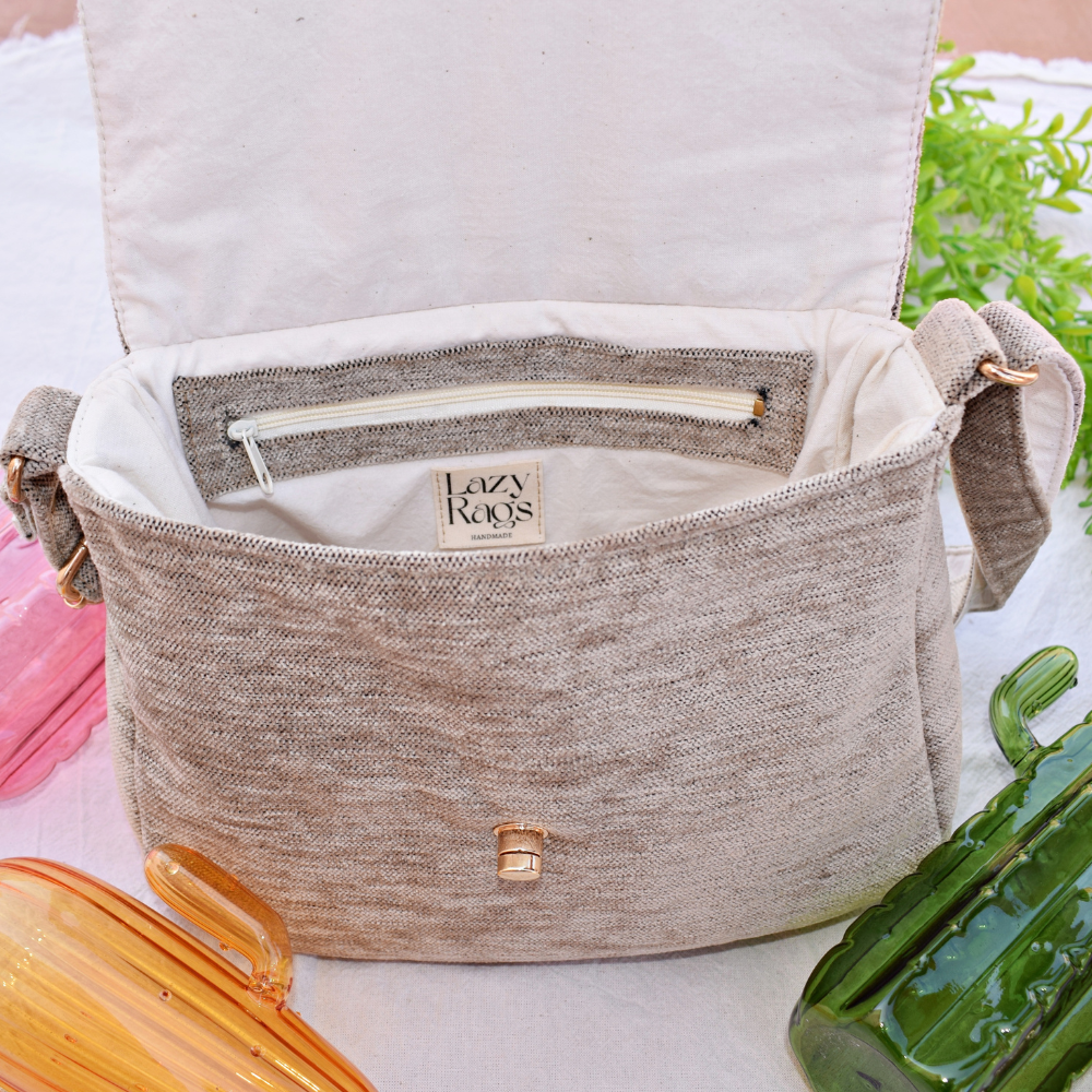 The Small Flap Bag (Khaki)