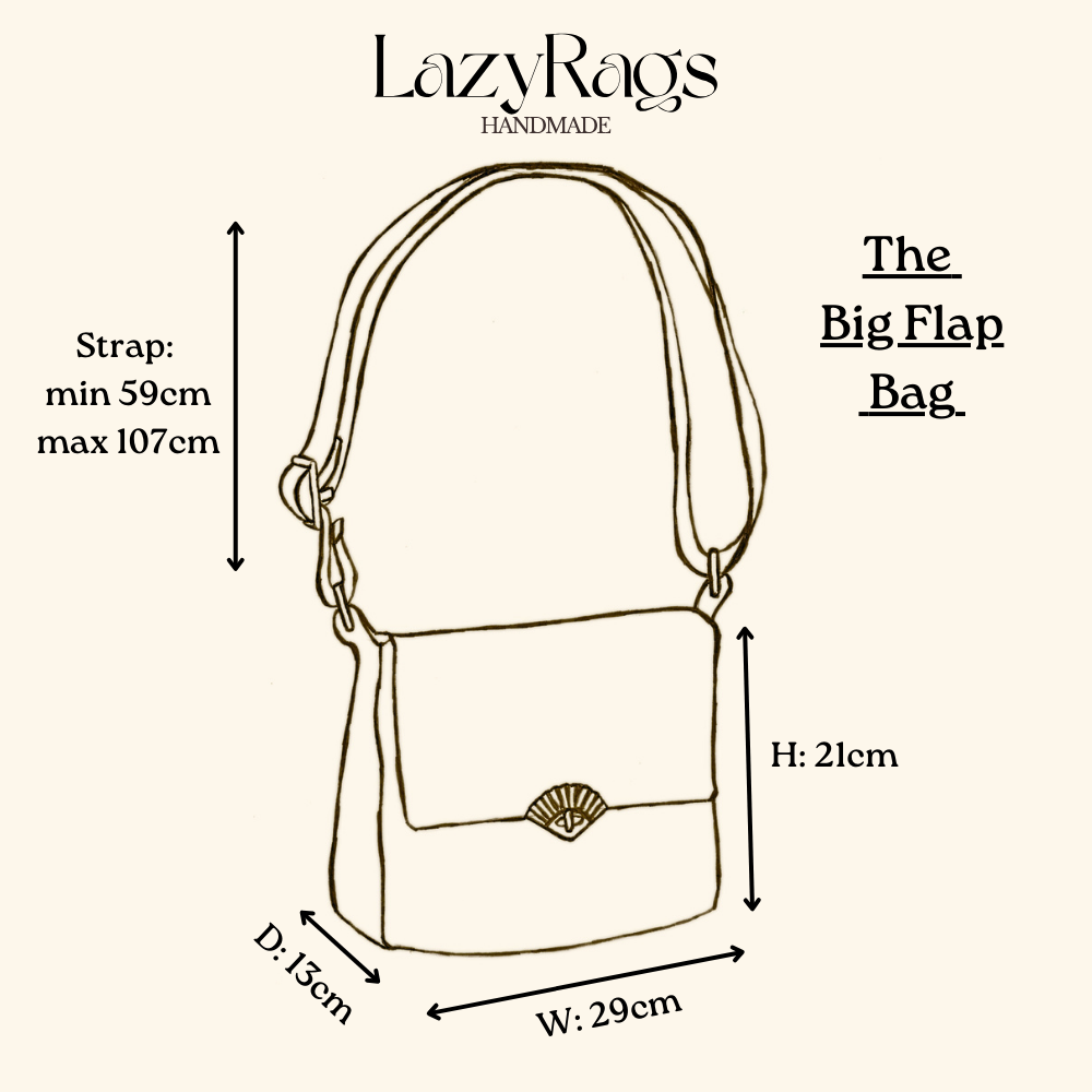 The Big Flap Bag (Pearl Grey)