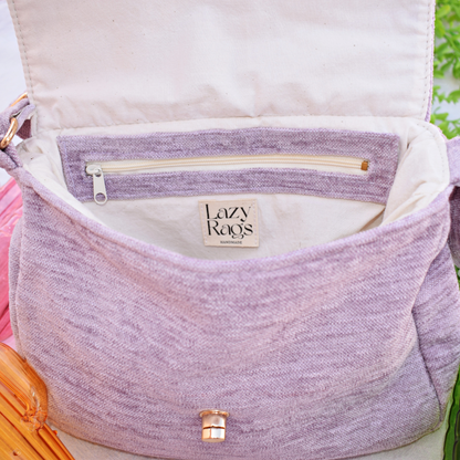 The Small Flap Bag (Lilac)